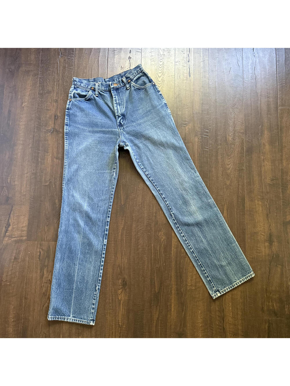Vintage Wrangler Western Jeans Women 27x31 High Waist Rodeo Cowgirl 13MWZMR USA - Picture 3 of 7